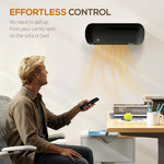 Termoventilatore ceramico da parete 2000 W con timer e telecomando - immagine 10
