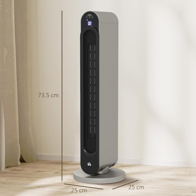 2kW PTC Ceramic Tower Heater, 10-35 DegreesC Temperature Range