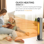 2kW PTC Ceramic Tower Heater, 10-35 DegreesC Temperature Range