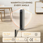 2kW PTC Ceramic Tower Heater, 10-35 DegreesC Temperature Range