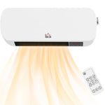 2000W Wall Mounted Ceramic Space Heater, 10-49 DegreesC Temperature, White