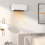 2000W Wall Mounted Ceramic Space Heater, 10-49 DegreesC Temperature, White