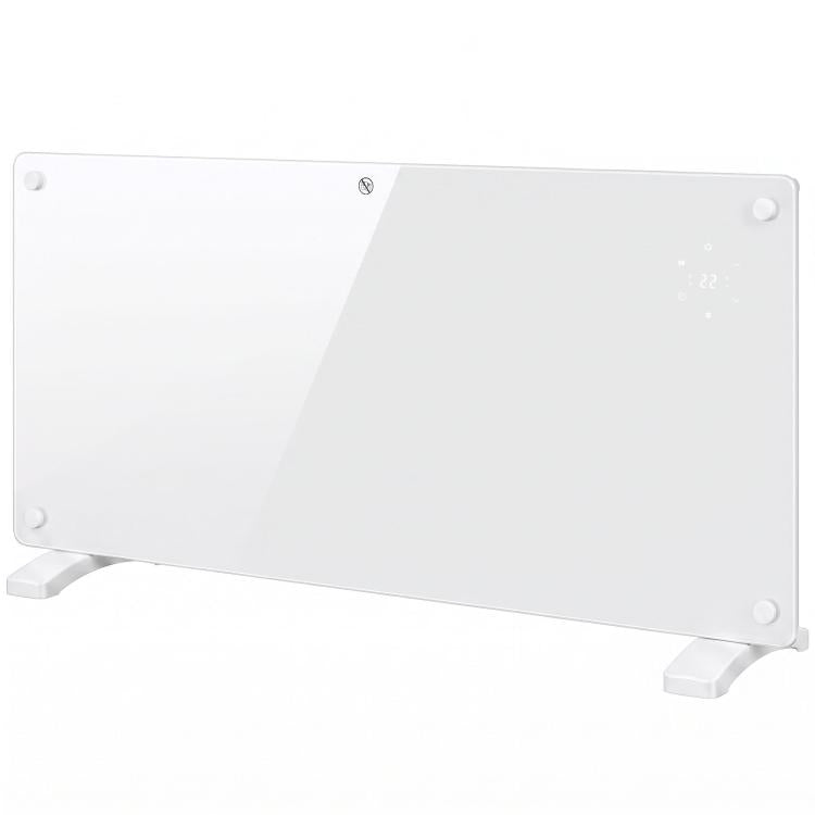 Smart Panel Heater Wall Mounted Freestanding, Electric Heater with Weekly Timer, Open Window & Anti-Frost, 2000W, White