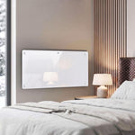 Smart Panel Heater Wall Mounted Freestanding, Electric Heater with Weekly Timer, Open Window & Anti-Frost, 2000W, White