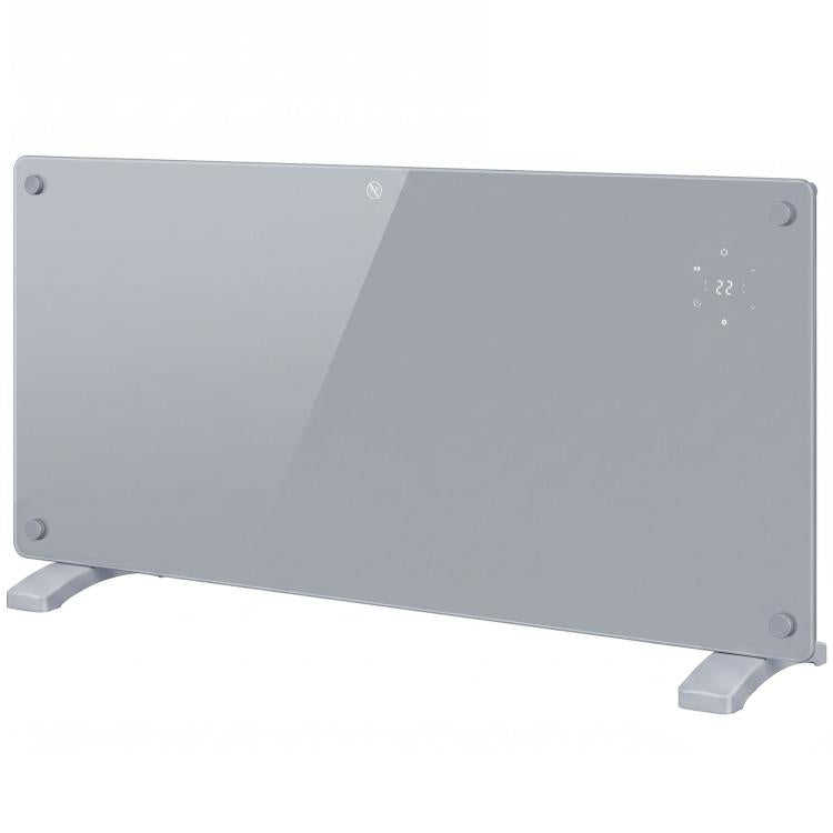 2000W Smart Panel Heater Wall Mounted & Freestanding, Electric Heater with Weekly Timer, Open Window & Anti-Frost, Grey