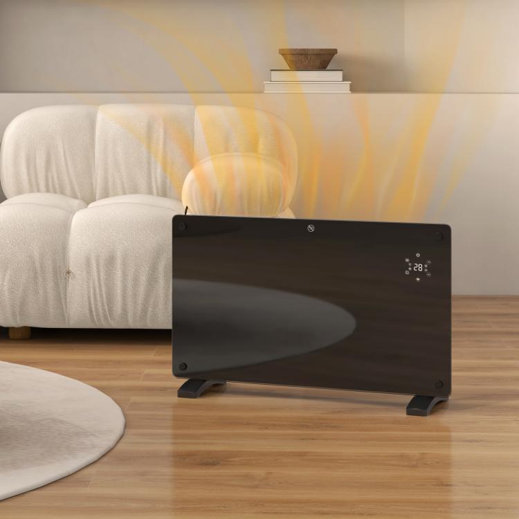1500W 5-35℃ Smart Control Heater - Black