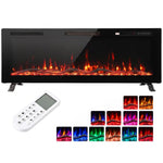 Camino elettrico slim 127 cm 3 in 1 con fiamme LED personalizzabili - immagine 2