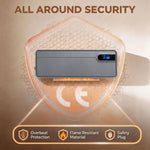 Termoventilatore ceramico da parete Wi-Fi 2000 W grigio - immagine 11