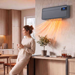 Termoventilatore ceramico da parete Wi-Fi 2000 W grigio - immagine 12