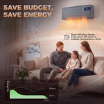 Termoventilatore ceramico da parete Wi-Fi 2000 W grigio - immagine 10