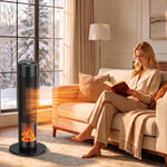 Termoventilatore a torre ceramico 2000 W con fiamma 3D - immagine 3
