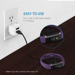 Cavo caricatore USB per Fitbit Alta con pulsante di ripristino
