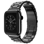 Cinturino in acciaio con fibbia pieghevole per Apple Watch