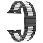 Cinturino in acciaio con fibbia pieghevole per Apple Watch