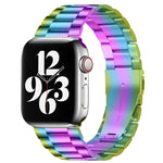 Cinturino in acciaio con fibbia pieghevole per Apple Watch