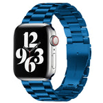 Cinturino in acciaio con fibbia pieghevole per Apple Watch