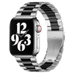Cinturino in acciaio con fibbia pieghevole per Apple Watch