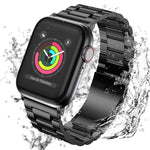 Cinturino in acciaio con fibbia pieghevole per Apple Watch