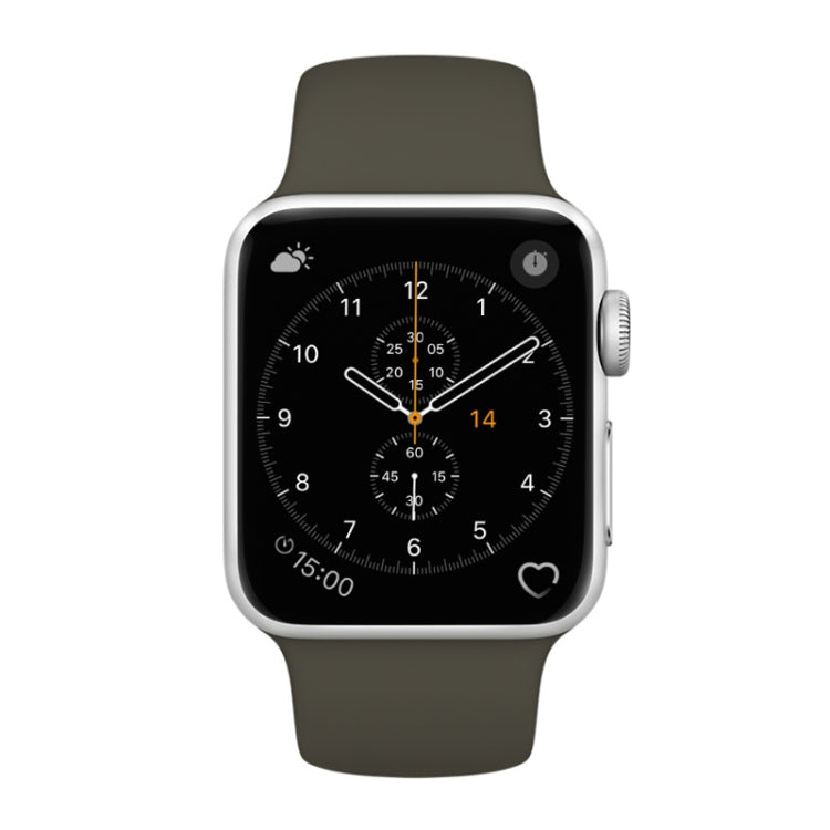 Cinturino in silicone per Apple Watch 38mm serie 1-3