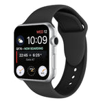 Cinturino in silicone con doppi rivetti per Apple Watch 42mm