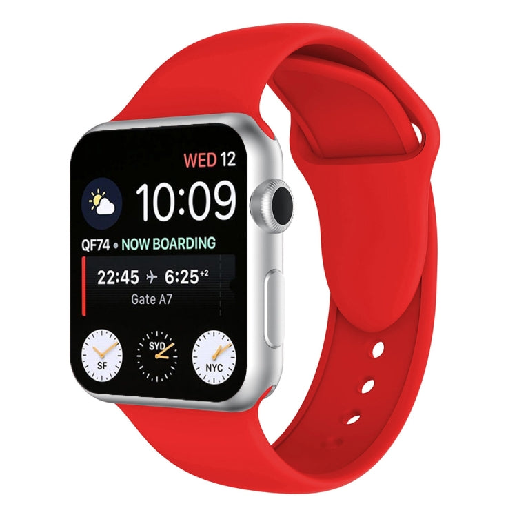 Cinturino in silicone con doppi rivetti per Apple Watch 42mm