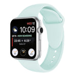 Cinturino in silicone con doppi rivetti per Apple Watch 42mm