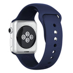 Cinturino in silicone con doppi rivetti per Apple Watch 38mm