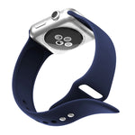 Cinturino in silicone con doppi rivetti per Apple Watch 38mm