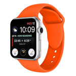 Cinturino in silicone con doppi rivetti per Apple Watch 38mm