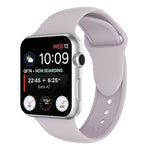 Cinturino in silicone con doppi rivetti per Apple Watch 38mm