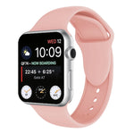 Cinturino in silicone con doppi rivetti per Apple Watch 38mm