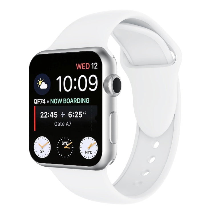 Cinturino in silicone con doppi rivetti per Apple Watch 38mm
