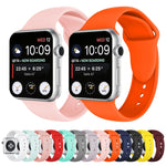Cinturino in silicone con doppi rivetti per Apple Watch 38mm