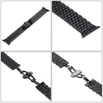 Cinturino in acciaio con fibbia farfalla per Apple Watch 42mm