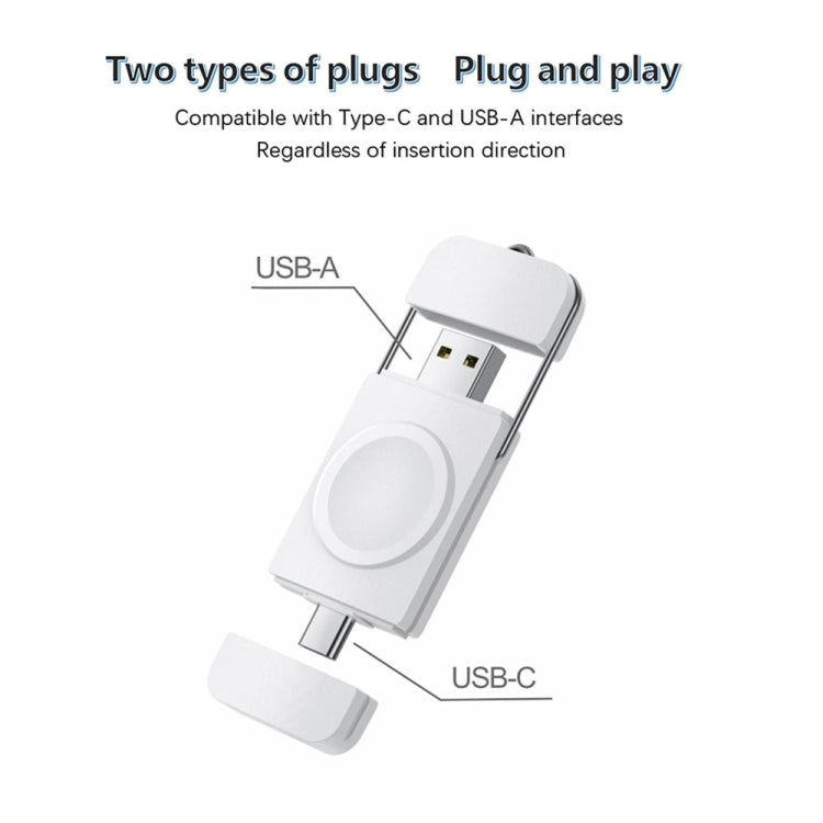 Caricabatterie wireless magnetico USB-C per Apple Watch