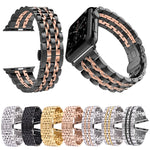Cinturino in acciaio 22mm per Apple Watch 38mm uomo