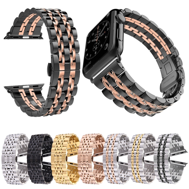 Cinturino in acciaio 22mm per Apple Watch 38mm uomo