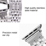 Cinturino acciaio 22mm per Apple Watch 42mm uomo
