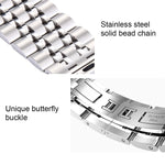 Cinturino acciaio 22mm per Apple Watch 42mm uomo
