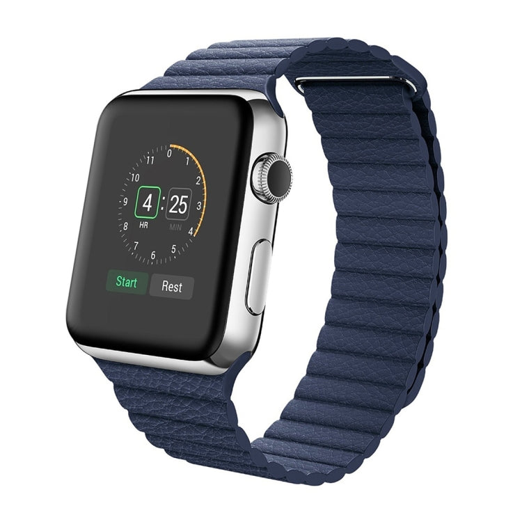 Cinturino in pelle PU con chiusura magnetica per Apple Watch 38mm