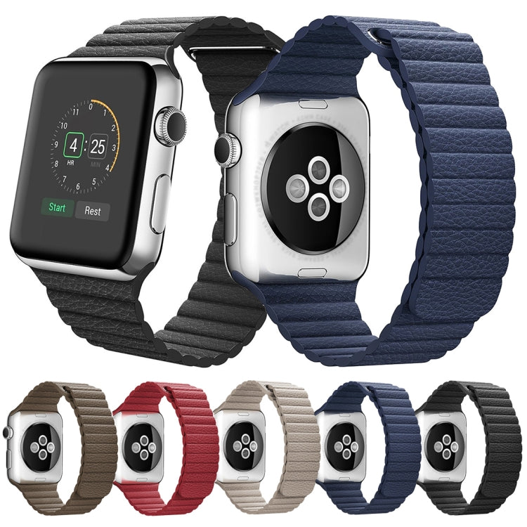 Cinturino in pelle PU con chiusura magnetica per Apple Watch 38mm