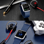 Cinturino in pelle PU con chiusura magnetica per Apple Watch 42mm
