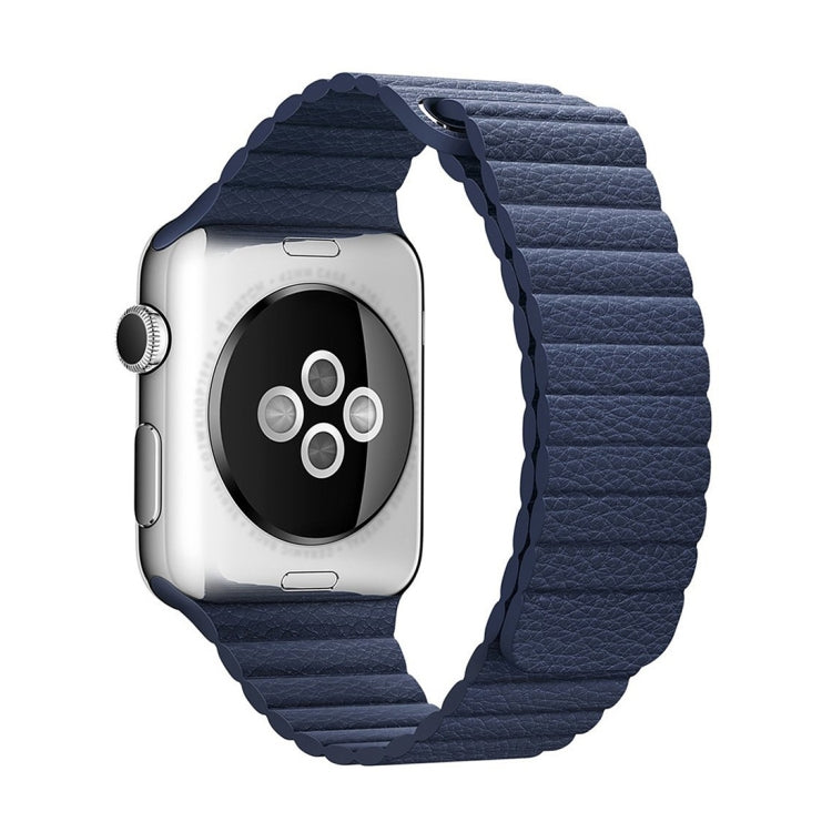 Cinturino in pelle PU con chiusura magnetica per Apple Watch 42mm