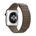 Cinturino in pelle PU con chiusura magnetica per Apple Watch 42mm