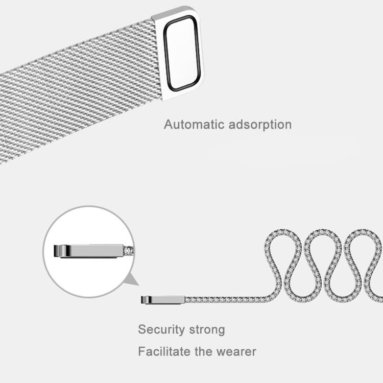 Cinturino in acciaio con chiusura magnetica per Fitbit Blaze