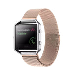 Cinturino in acciaio con chiusura magnetica per Fitbit Blaze
