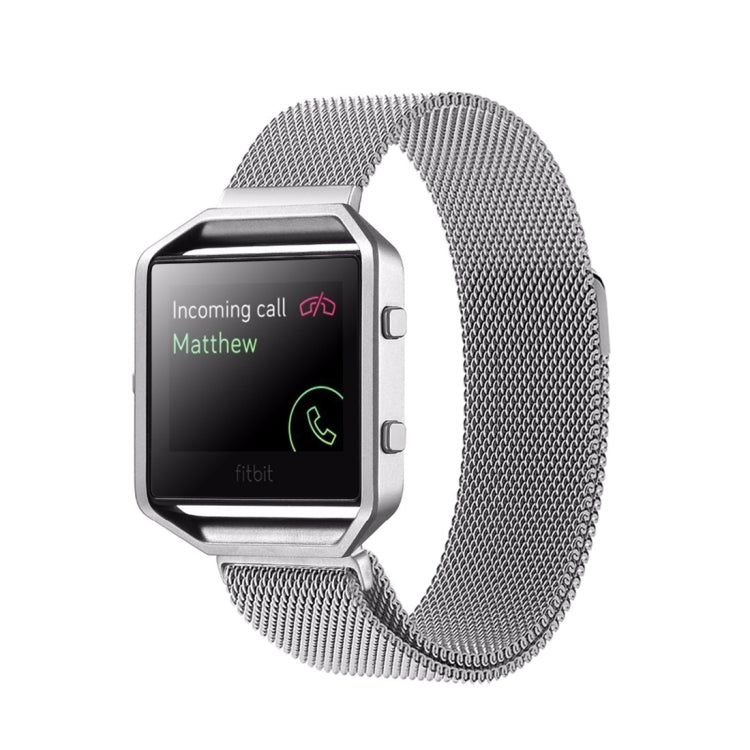 Cinturino in acciaio con chiusura magnetica per Fitbit Blaze