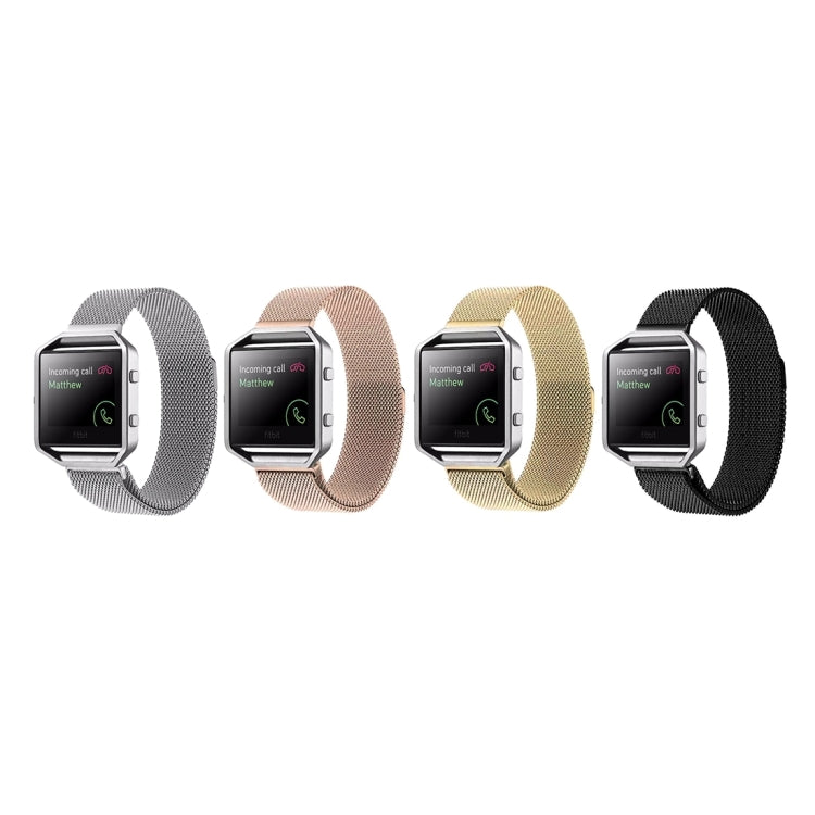 Cinturino in acciaio con chiusura magnetica per Fitbit Blaze