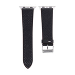 Cinturino in vera pelle con motivo a fori per Apple Watch 42mm