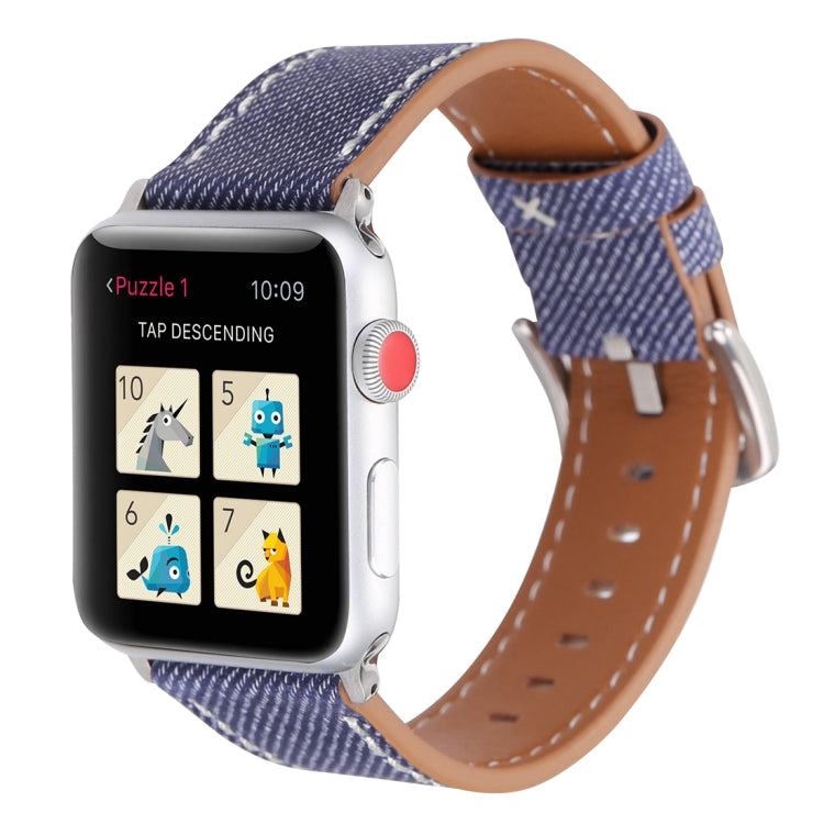 Cinturino in pelle modello cowboy per Apple Watch 42mm